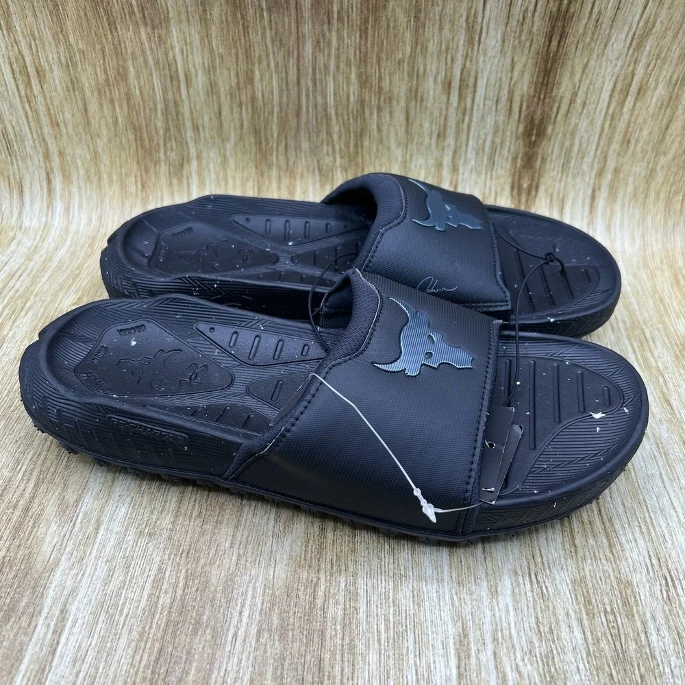 Under Armour Project Rock 3 Slide Men's Size 7 Black Brahma Bull Sandals 3026034